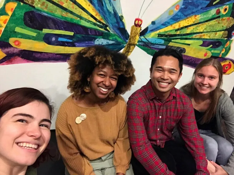 Megan Jordan and some of her sociology Ph.D. cohort in the College of Arts and Science (Submitted photo)