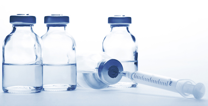 Glass Medicine Vials and Syringe