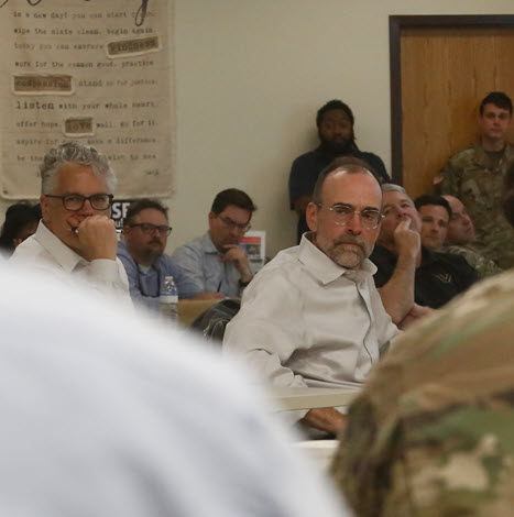 Professor Doug Adams at Fort Campbell