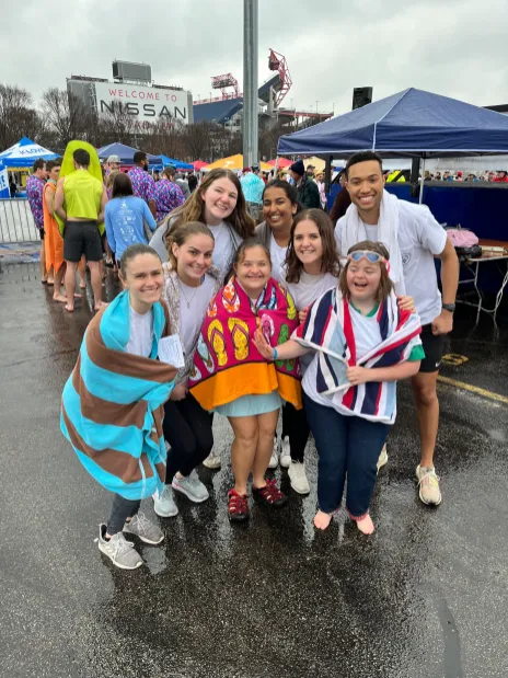 Nora Smith and her friends during Special Olympics in 2021 (Submitted photo)