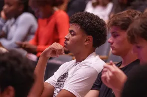 Welcome Back: Chancellor at Dialogue Vanderbilt Harrison McClary/Vanderbilt University