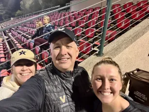 Emily Gaven with her parents (Submitted photo)