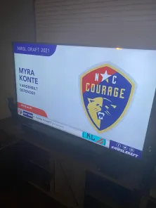 Konte took this image the night she was drafted by the North Carolina Courage.