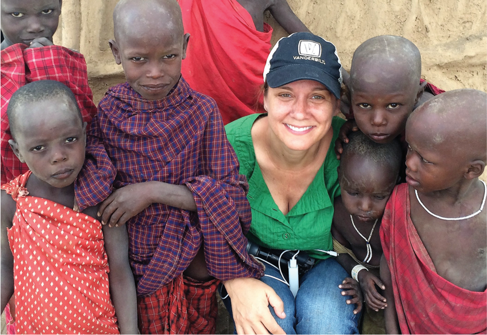 Chauvin, after having volunteered for humanitarian projects in Africa, is now helping Tanzanian women create microbusinesses through her nonprofit called Her Best Foot Forward. (COURTESY LAURA CHAUVIN)