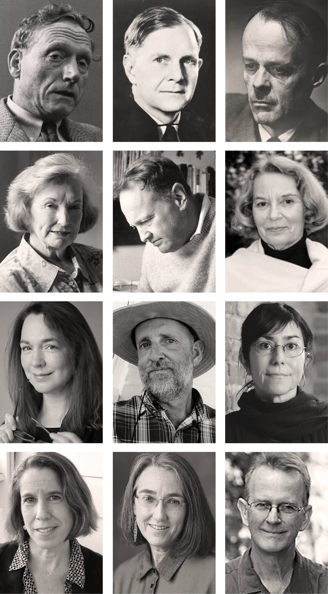 Above, left to right: Warren, Ransom, Tate, Spencer, Dickey, Gilchrist, Moore, Earley, López, Reisman, Daniels and Jarman.