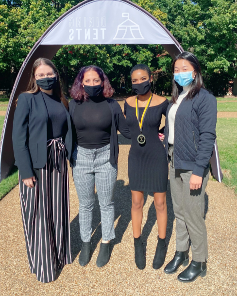 Anana Upton and fellow Outstanding Senior finalists for the Class of 2021