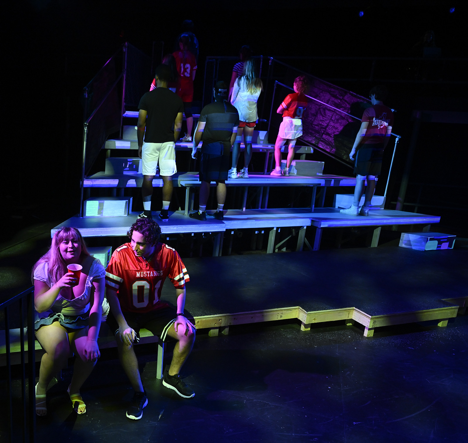 Ilana Cohen and Alex LaRoux in the VUT production of 'Good Kids' at Neely Auditorium (photo by Vanderbilt University/John Amis)