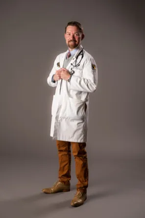 Mark Miller, master of science in nursing, #VU2023 (Harrison McClary/Vanderbilt University)