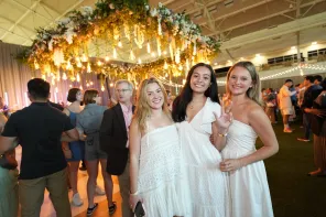 Graduates and families celebrate at the Graduates Day celebration. (Harrison McClary/Vanderbilt)