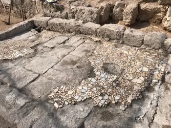 Intricate mosaics helped identify these homes as wealthy residences