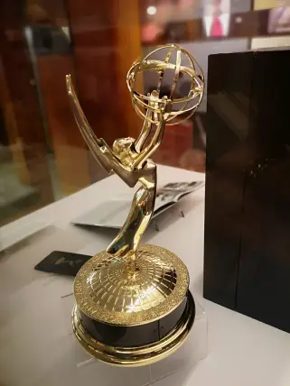 Vanderbilt's Emmy® statuette, from Social 'Dore @lrdoezno