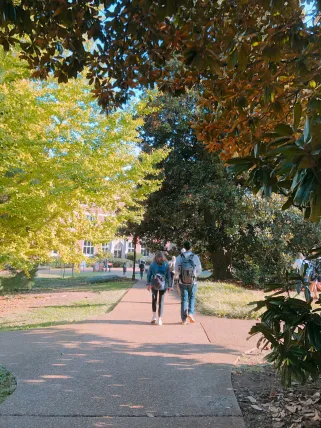 Walking through campus, from Social 'Dore @charlotteggolden