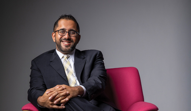 Gautam Hans, assistant clinical professor of law (John Russell/Vanderbilt)