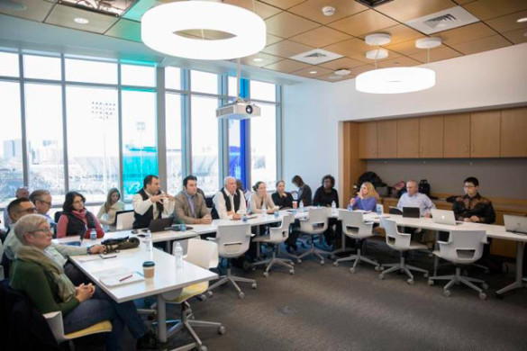 Members of the FutureVU Faculty Advisory Group met Dec. 9 at the Wond'ry. (Vanderbilt University)