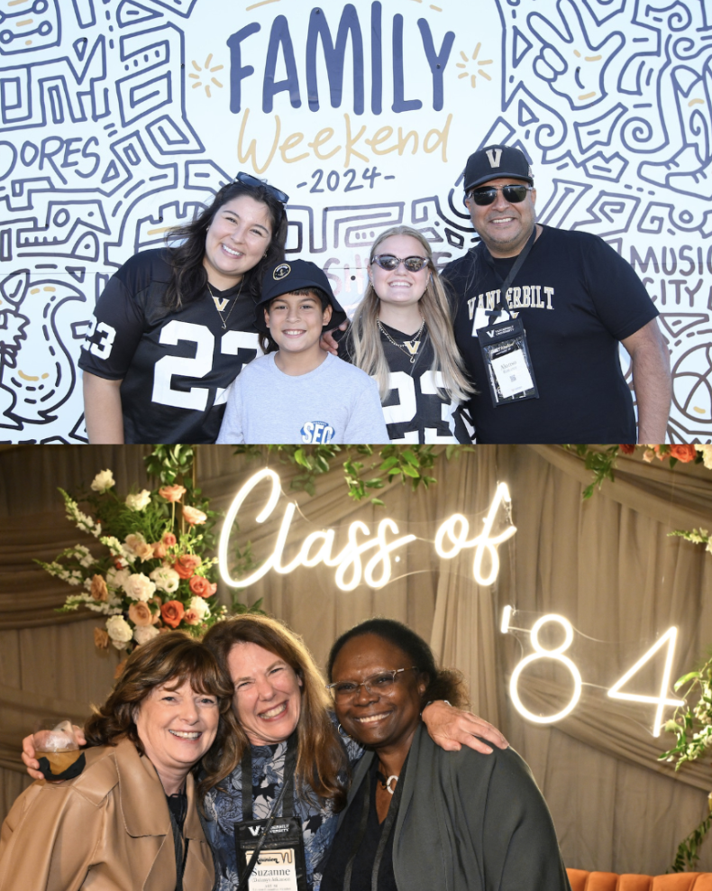 Parents, students and alumni attend Family and Reunion Weekends.