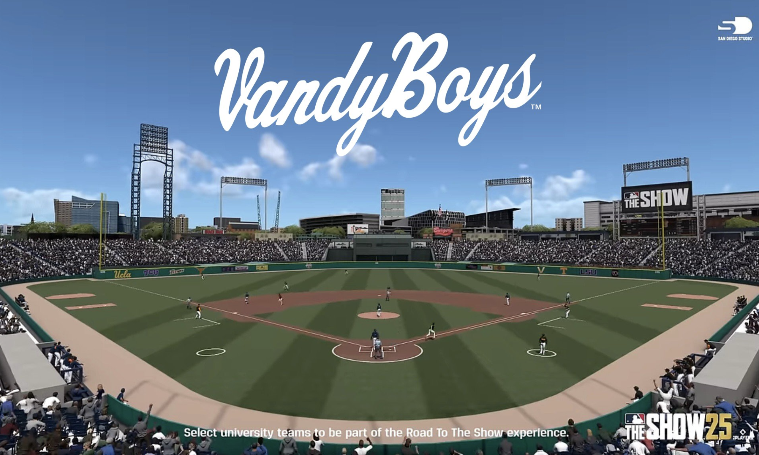 Screengrab from MLB The Show 2025 showing the VandyBoys.