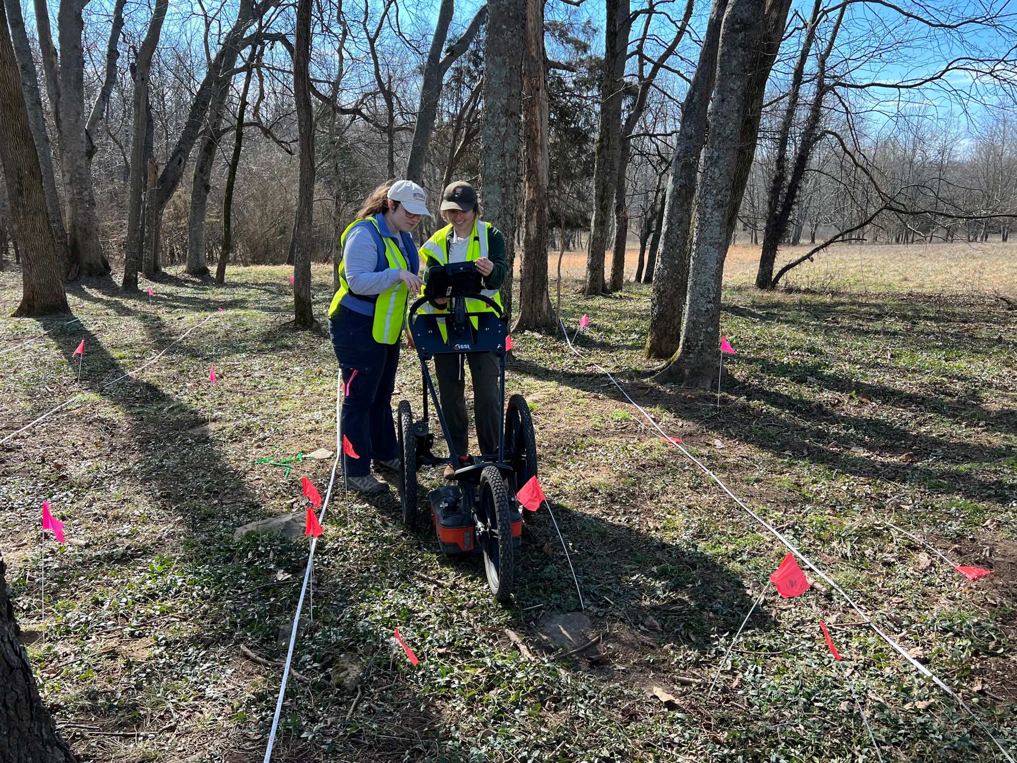 VISR researchers assist with georeferencing of historical maps to define a “cemetery search area."