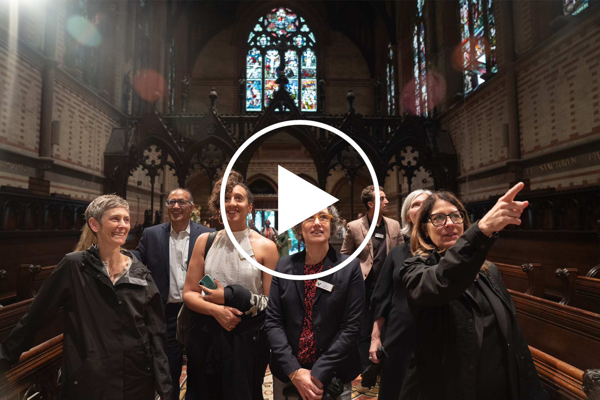 Screengrab of a social media video which features the New York City enhanced presence announcement. 