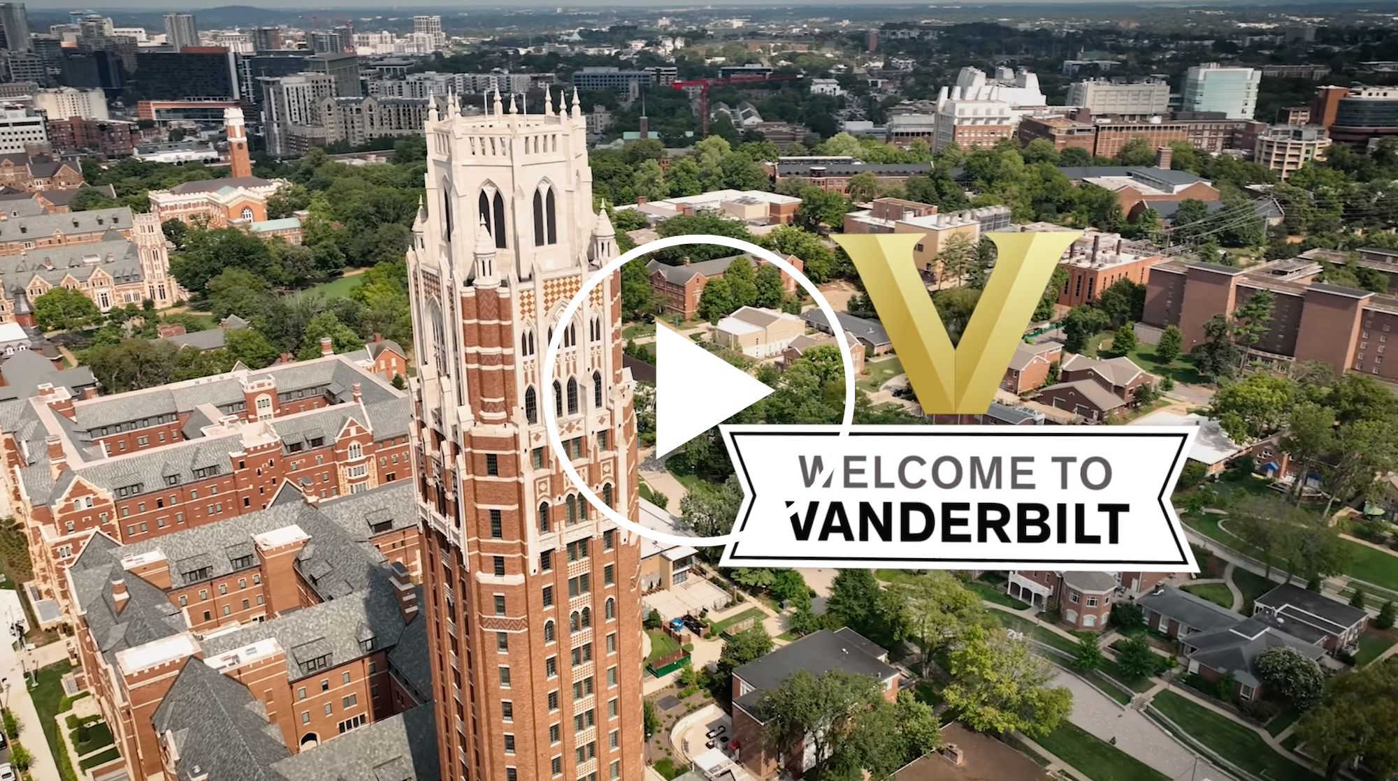 Screengrab of a social media video showing campus