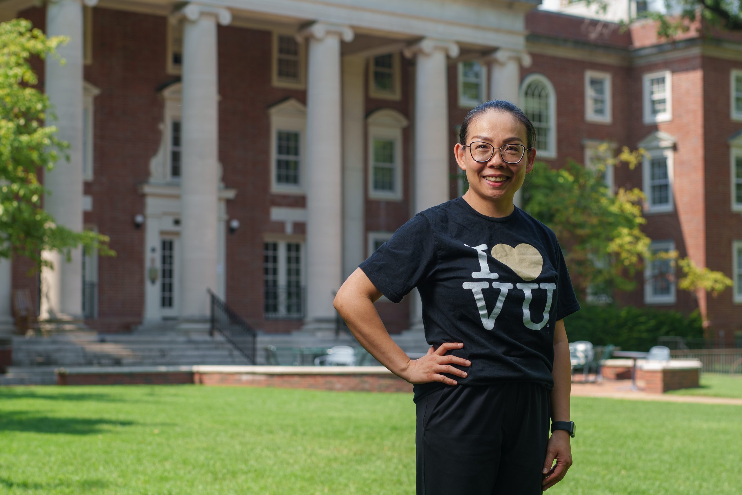 Huili Hong, professor of the practice in the department of teaching and learning (Harrison McClary/Vanderbilt University)