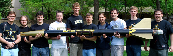 Vandy Aerospace Club members
