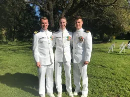 Barnes during his time at the U.S. Naval Academy. (submitted photo)