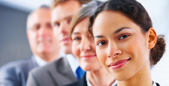 Professional executive woman or politics Four executives