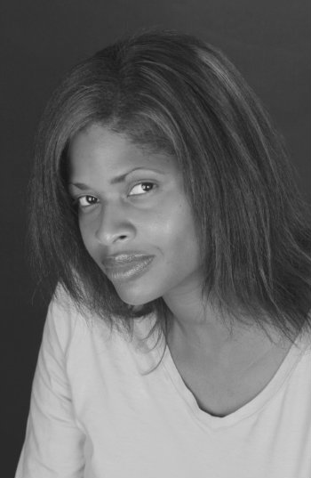 black-and-white headshot photo of Tracy Sharpley-Whiting