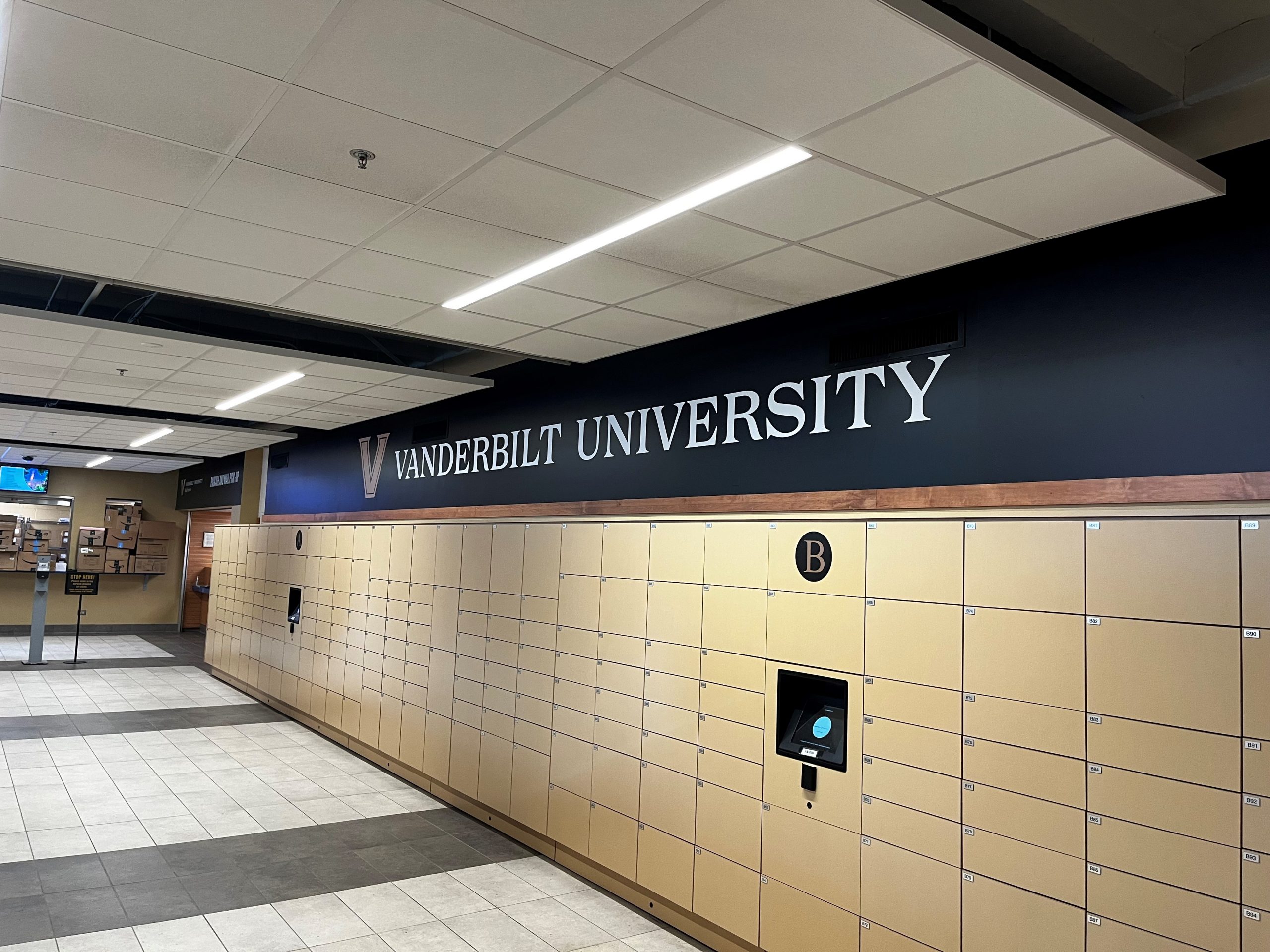 Mail Services lockers