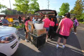 Move-In 2023 at The Martha Rivers Ingram Commons (Nick Hessler/Vanderbilt University)
