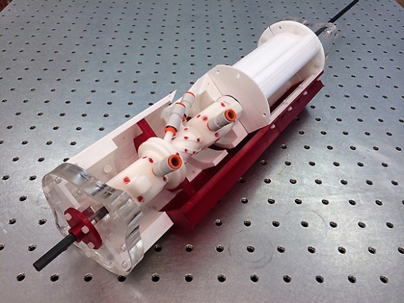 cutaway view of robot