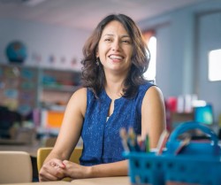 Jeannette Mancilla-Martinez, associate professor of literacy instruction (Daniel Dubois/Vanderbilt)