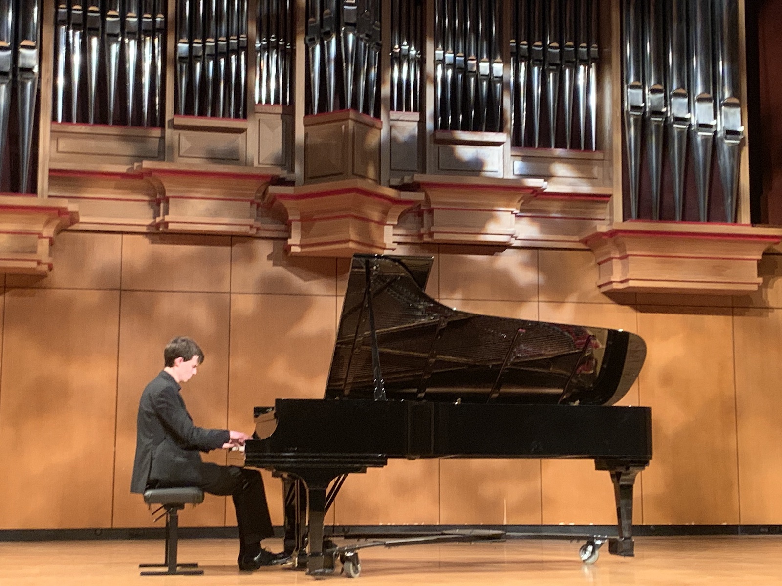 Jack Allen performing at Blair School of Music.