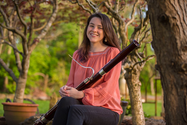 Sarah Robinson is a Frances Hampton Currey Music Scholar. (Anne Rayner/Vanderbilt)