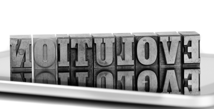 Word evolution turned backwards