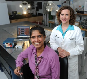 Anita Mehadevan-Jansen and Lisa White