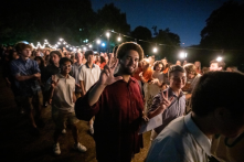 First-year, transfer and Next Steps students officially began their journey as members of the Vanderbilt University community during Founders Walk on Aug. 21.