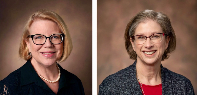 Pam Jones (left) and Andrea George (right)