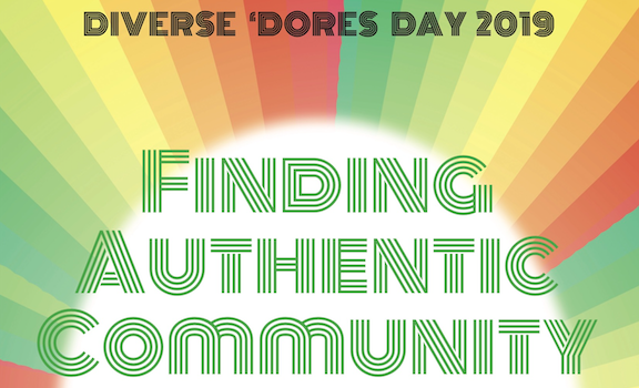 Graphic showing the Diverse 'Dores Day poster