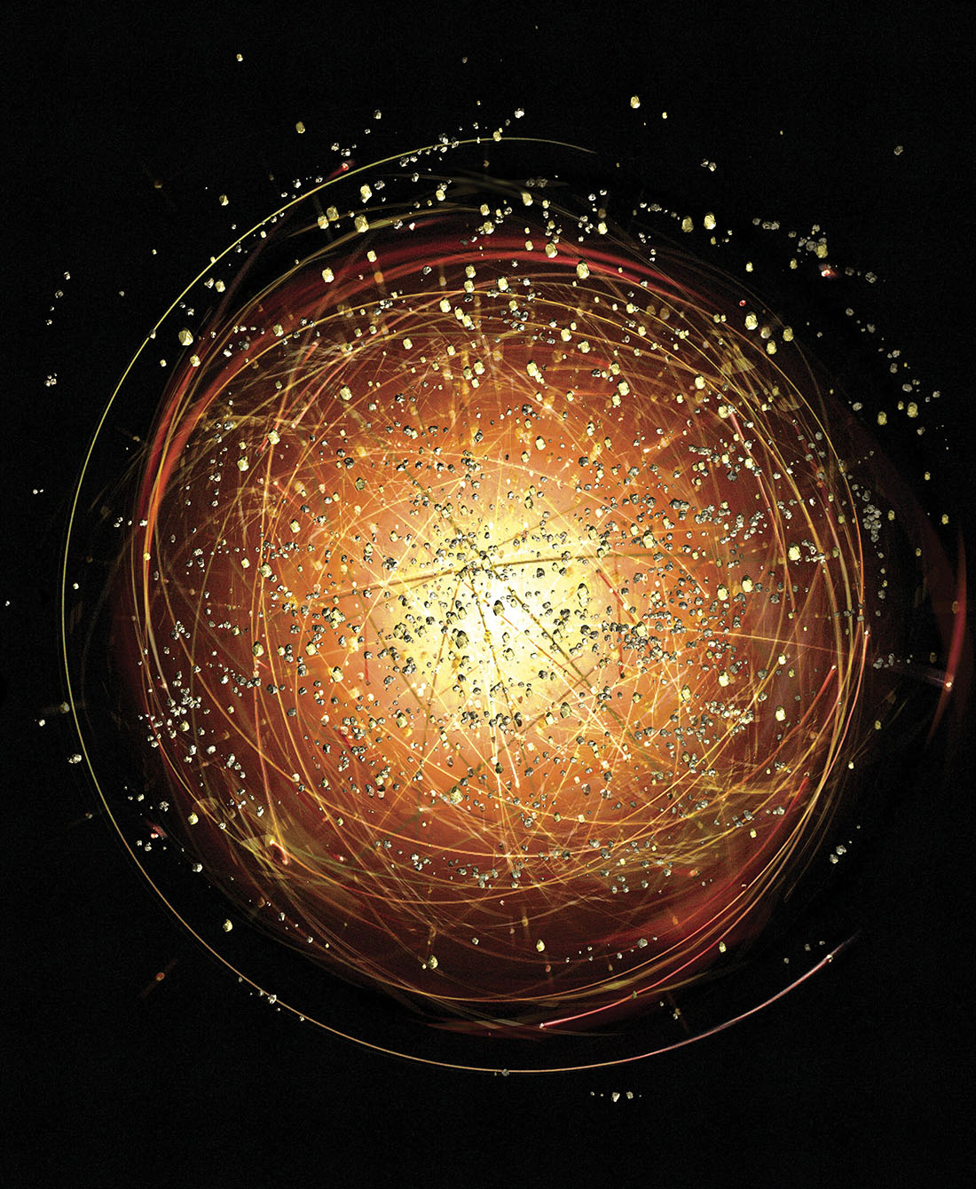 Earth-eating star illustration