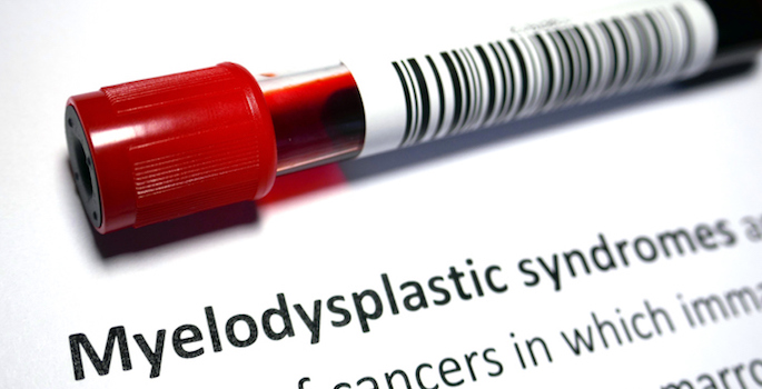 Myelodysplastic syndrome - blood disorder abstract concept image