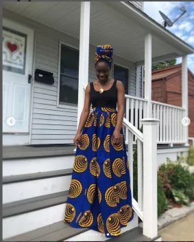 Shea Clarke designs and sews clothing for her brand Shea Shola.