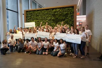 Burgess was actively involved in the Vanderbilt Philanthropy Lab as an undergraduate. (Submitted photo)