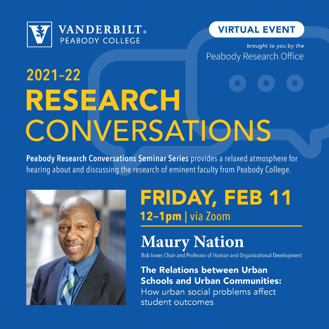 Maury Nation: The Relationship Between Schools and Urban Communities