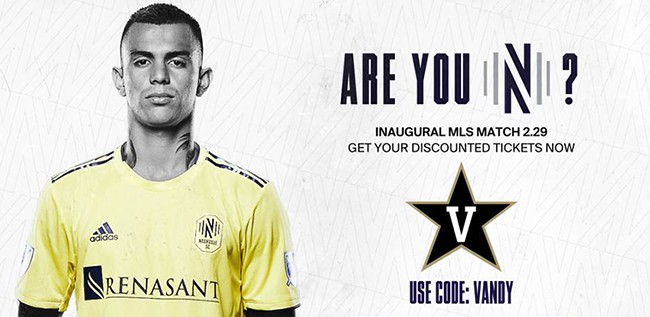 Nashville Soccer Club MLS debut Feb. 29