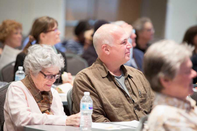 Approximately 110 students, faculty, staff and community members attended the second transit forum presented by Vanderbilt this semester. (Susan Urmy/Vanderbilt)