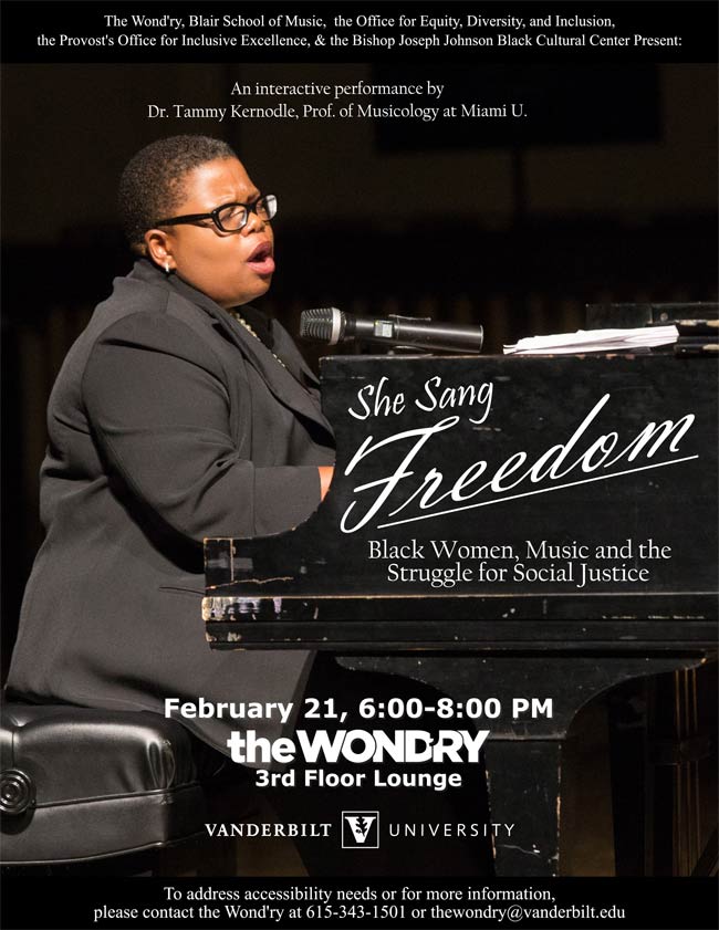 "She Sang Freedom" poster