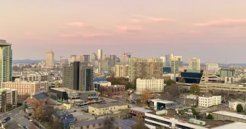 Nashville sunset, captured by Social 'Dore @t_hop05