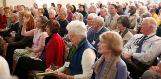 Students enjoy a course offering as part of the Osher Lifelong Learning Institute at Vanderbilt. (Vanderbilt University)