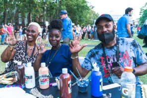 Family Weekend's Fall for the Arts event at the Martha Rivers Ingram Commons.